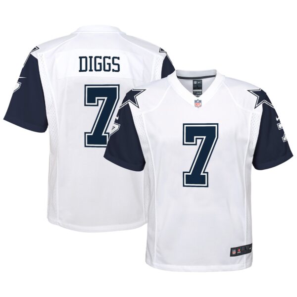 Trevon Diggs Dallas Cowboys Nike Youth Alternate Game Jersey – White