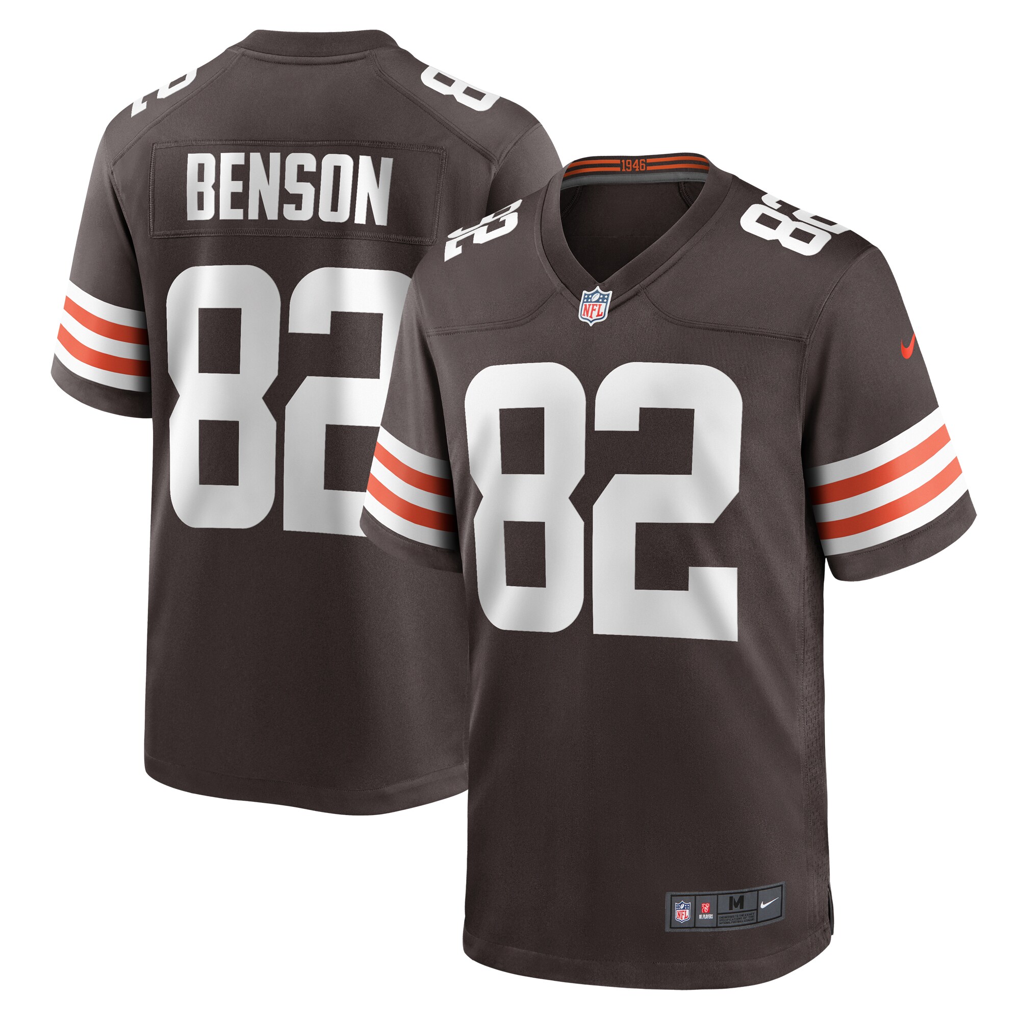 Trinity Benson Cleveland Browns Nike Team Game Jersey – Brown