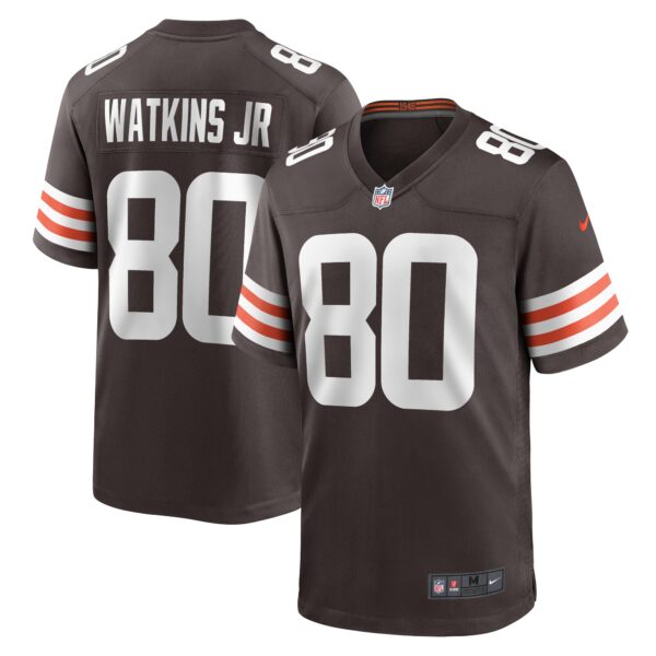 Austin Watkins Jr. Cleveland Browns Nike Team Game Jersey – Brown
