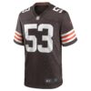 Nick Harris Cleveland Browns Nike Game Jersey – Brown