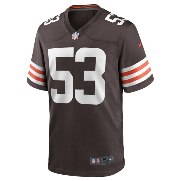 Nick Harris Cleveland Browns Nike Game Jersey – Brown