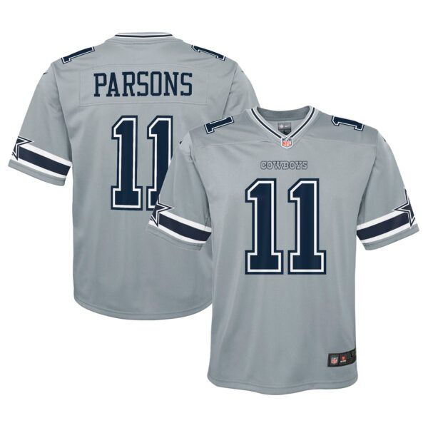 Micah Parsons Dallas Cowboys Nike Youth Inverted Game Jersey – Gray