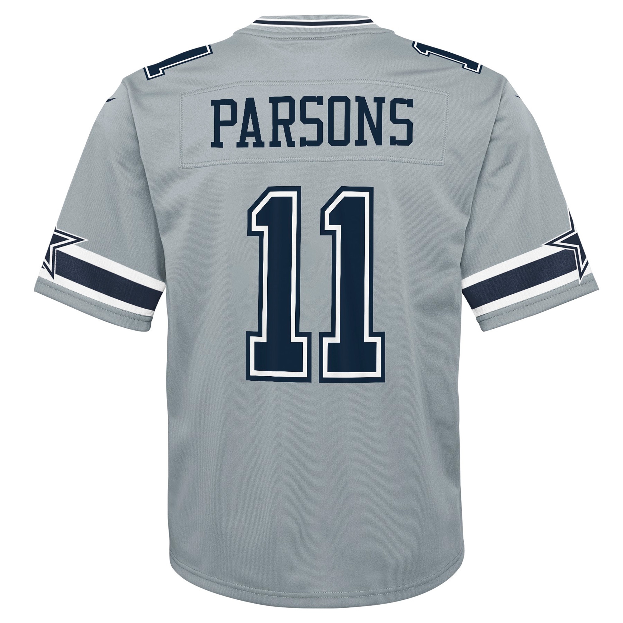 Micah Parsons Dallas Cowboys Nike Youth Inverted Game Jersey – Gray - Image 3