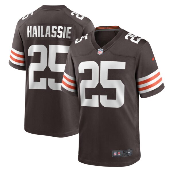 Kahlef Hailassie Cleveland Browns Nike Team Game Jersey – Brown