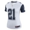 Ezekiel Elliott Dallas Cowboys Nike Women’s Color Rush Legend Player Jersey – White