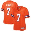John Elway Denver Broncos NFL Pro Line Women’s Retired Player Jersey – Orange