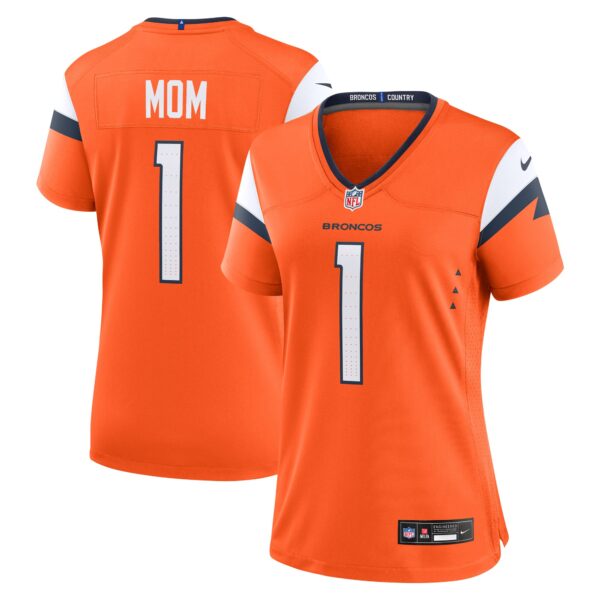 Denver Broncos Nike Women’s #1 Mom Game Jersey – Orange