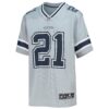 Ezekiel Elliott Dallas Cowboys Nike Youth Inverted Team Game Jersey – Silver