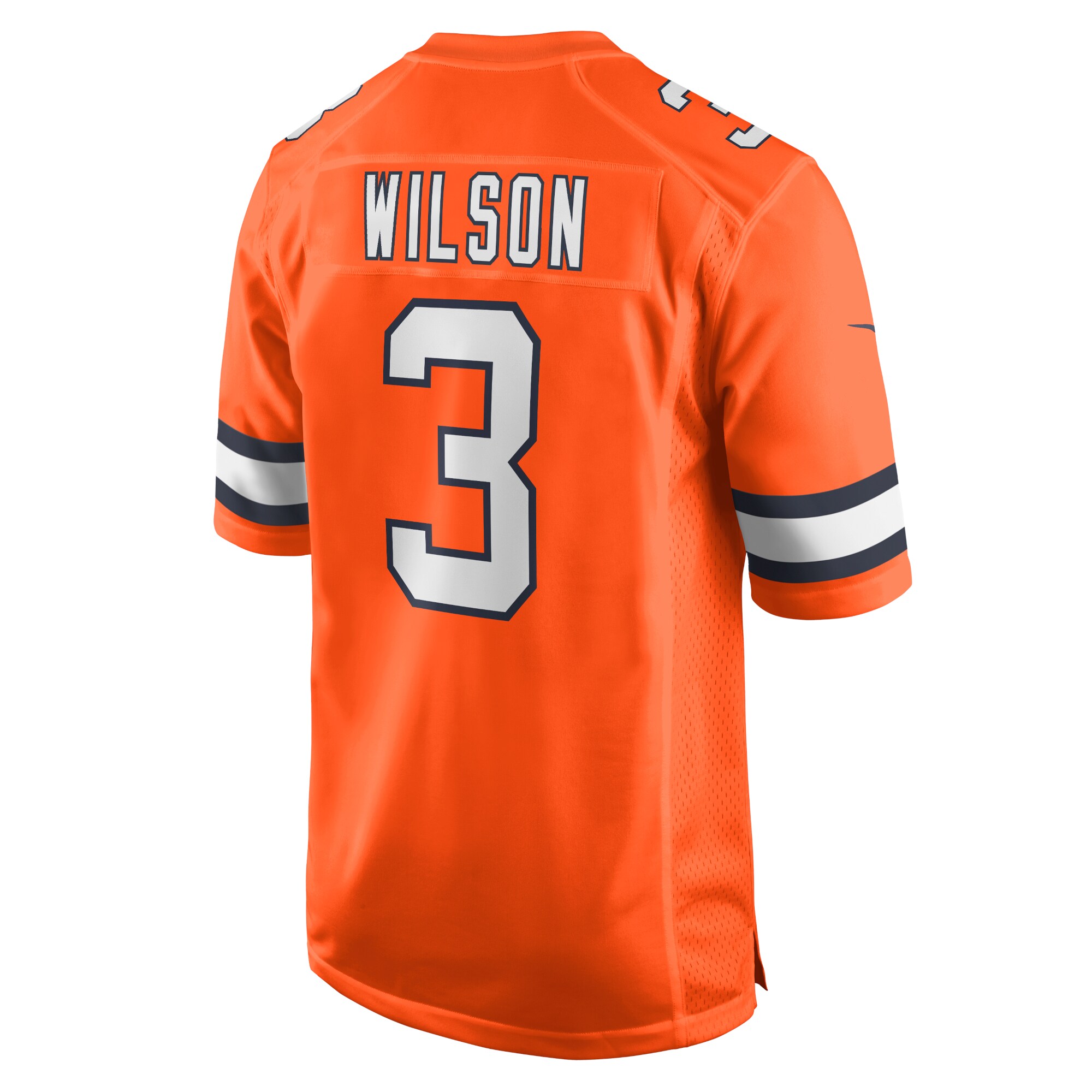 Russell Wilson Denver Broncos Nike Alternate Game Jersey – Orange - Image 2