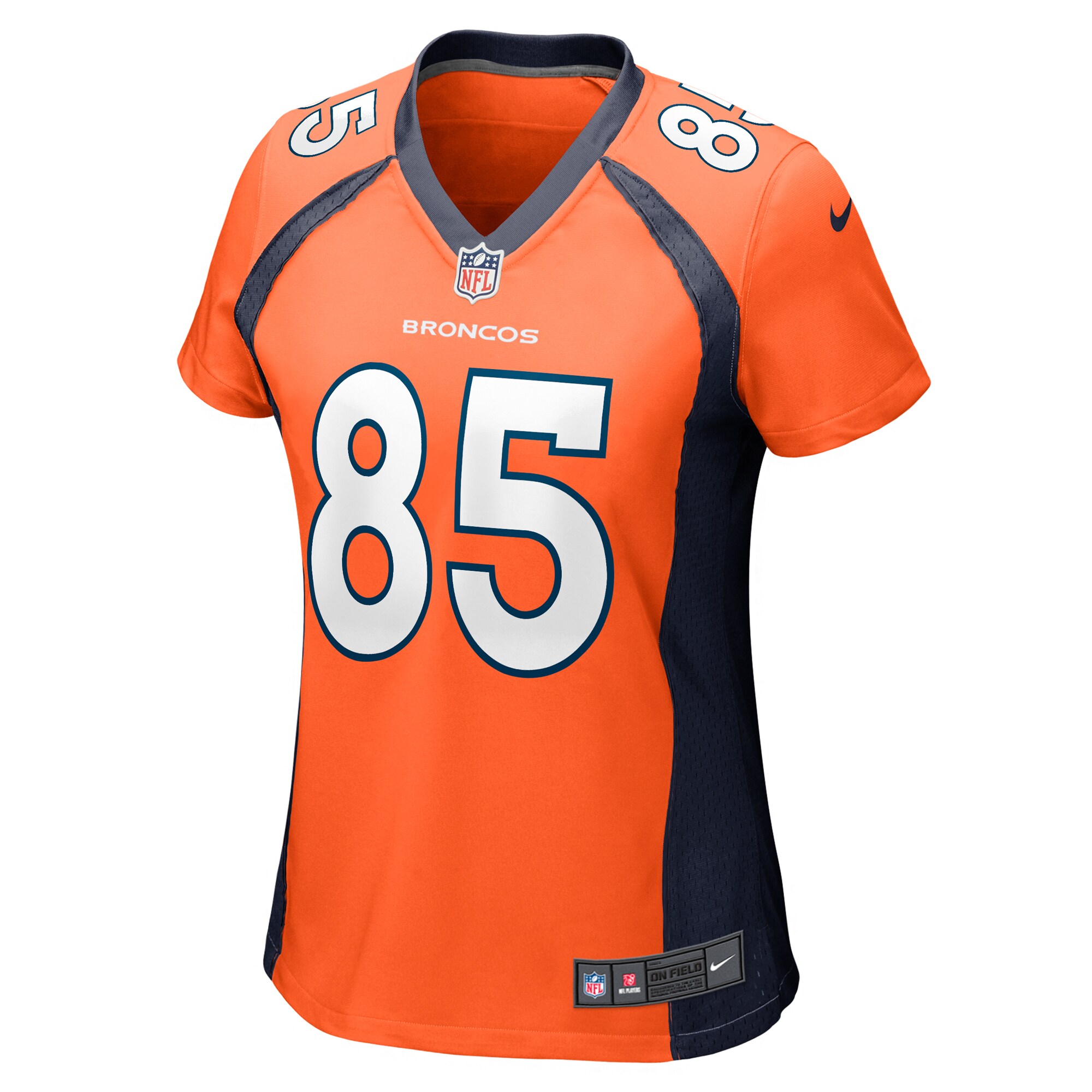 Lucas Krull Denver Broncos Nike Women’s Team Game Jersey – Orange - Image 2
