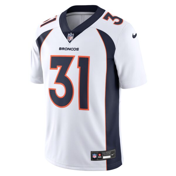 Justin Simmons Denver Broncos Nike Vapor Untouchable Limited Jersey – White