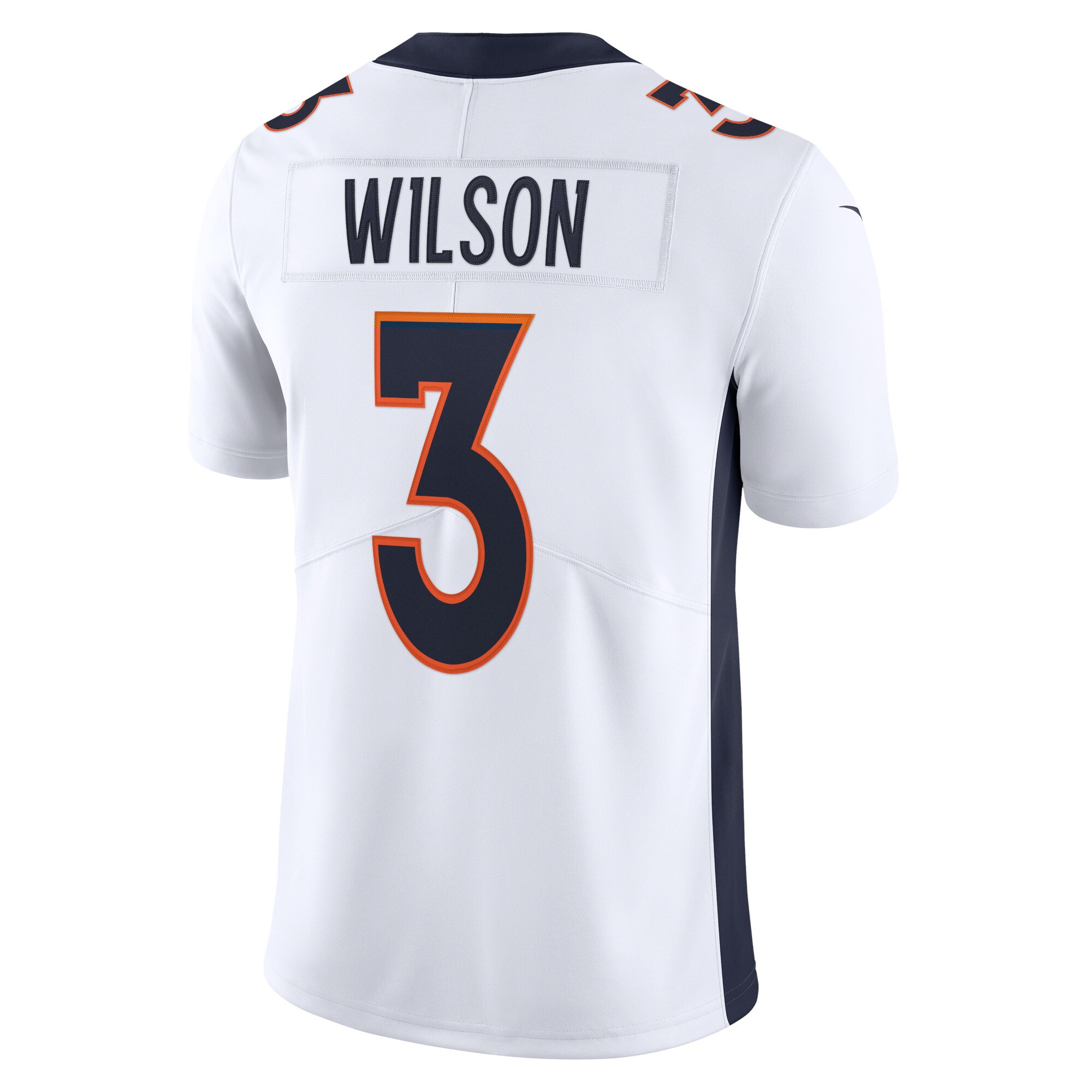 Russell Wilson Denver Broncos Nike Team Vapor Limited Jersey – White - Image 2