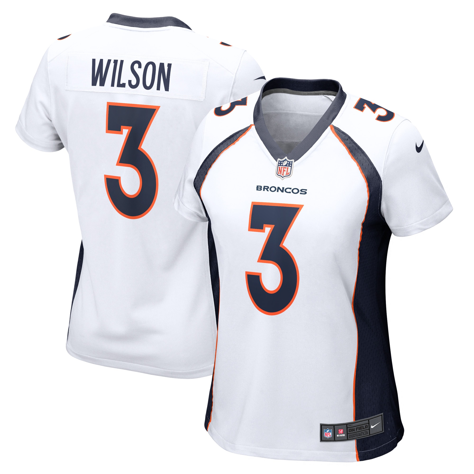 Russell Wilson Denver Broncos Nike Women’s Player Jersey – White