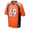 Mike McGlinchey Denver Broncos Nike Game Player Jersey – Orange