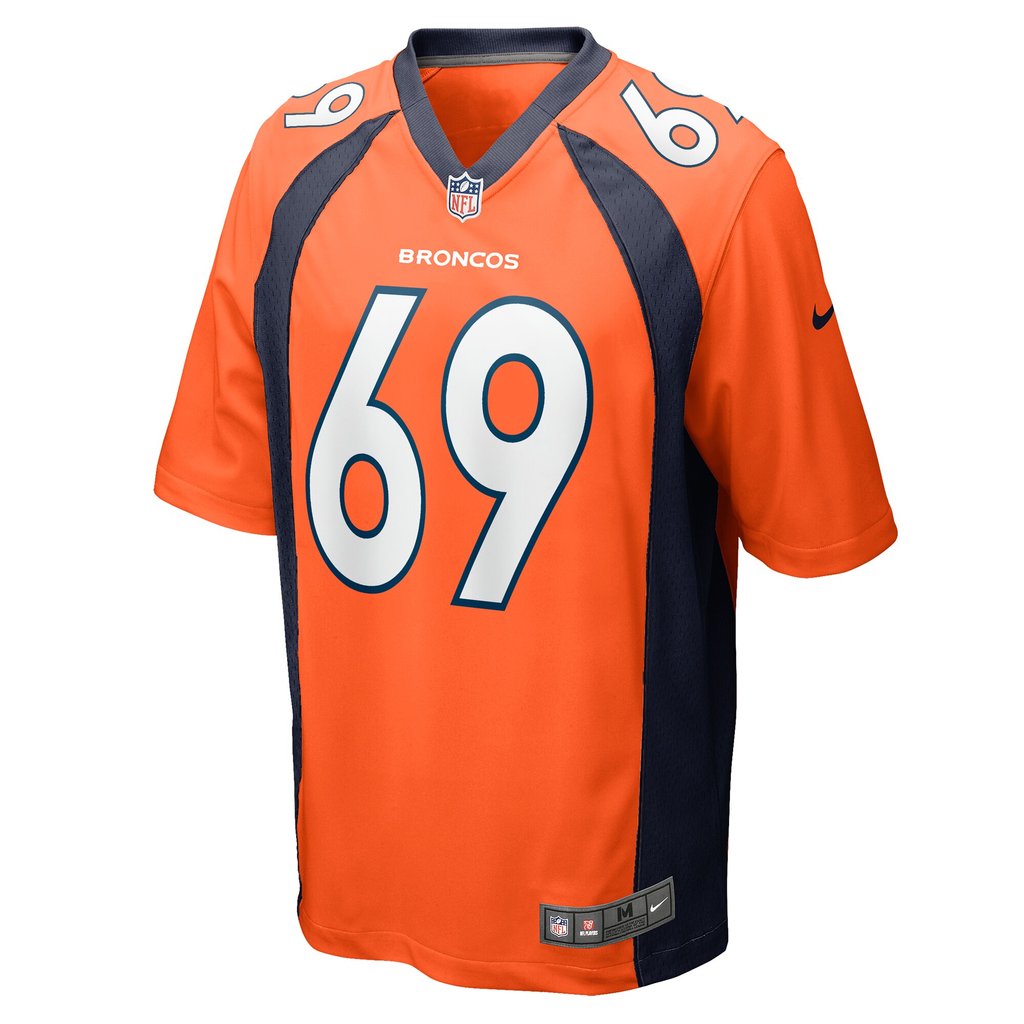 Mike McGlinchey Denver Broncos Nike Game Player Jersey – Orange