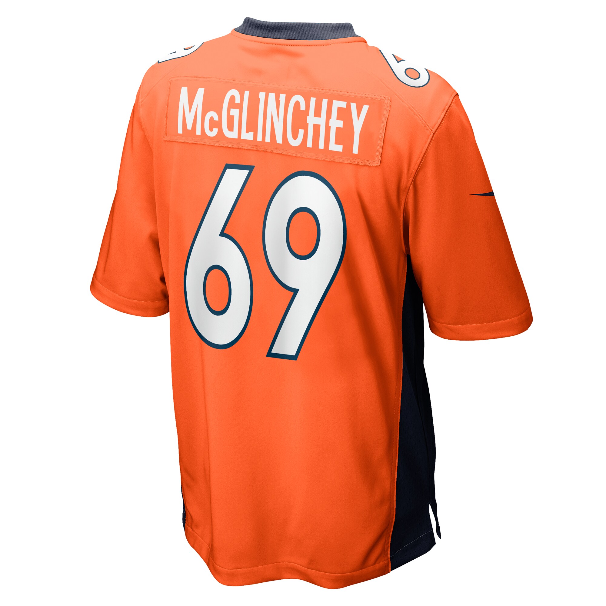 Mike McGlinchey Denver Broncos Nike Game Player Jersey – Orange - Image 2
