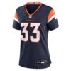 Javonte Williams Denver Broncos Nike Women’s Alternate Game Jersey – Navy