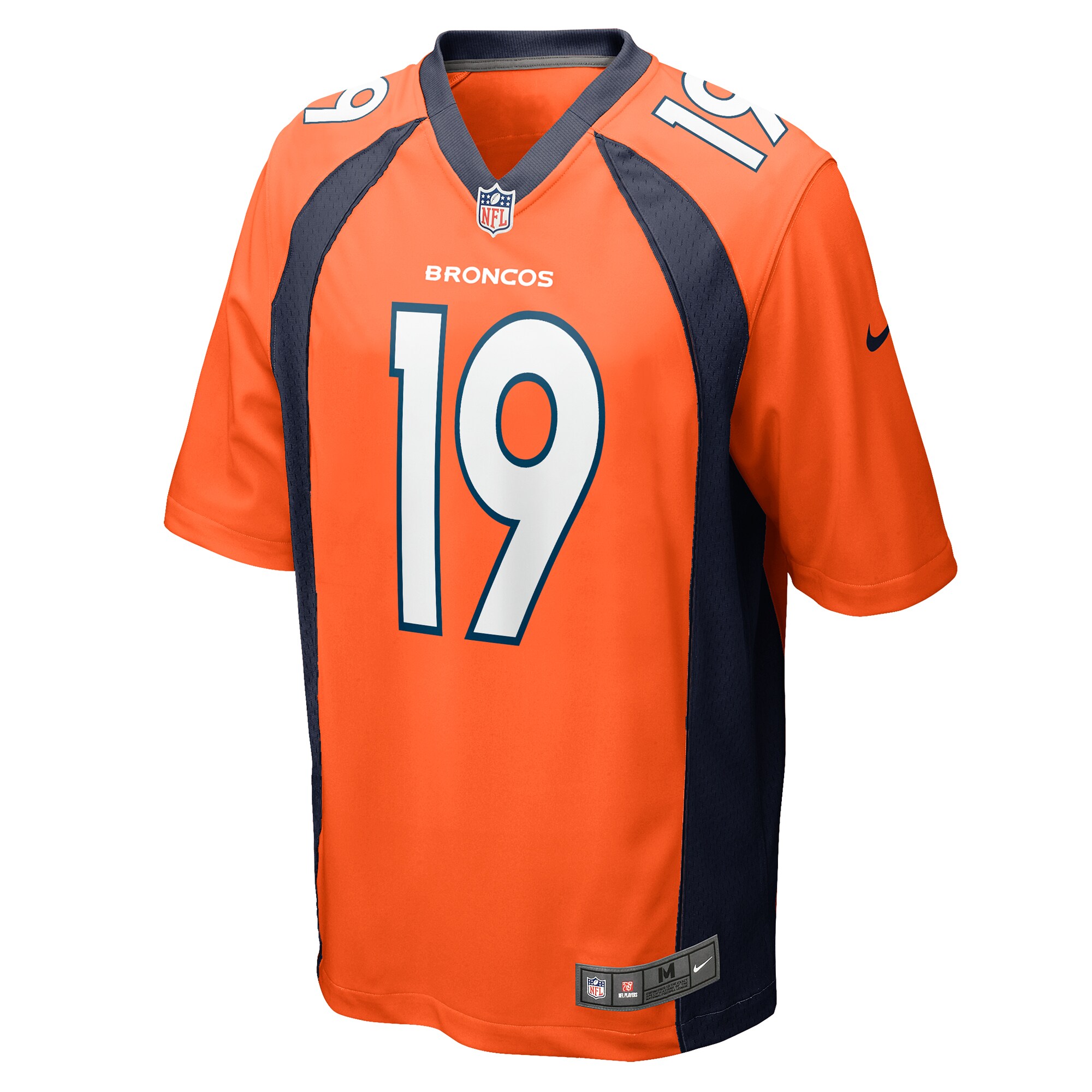 Marvin Mims Jr Denver Broncos Nike Team Game Jersey – Orange - Image 2