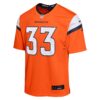 Javonte Williams Denver Broncos Nike Youth Game Jersey – Orange