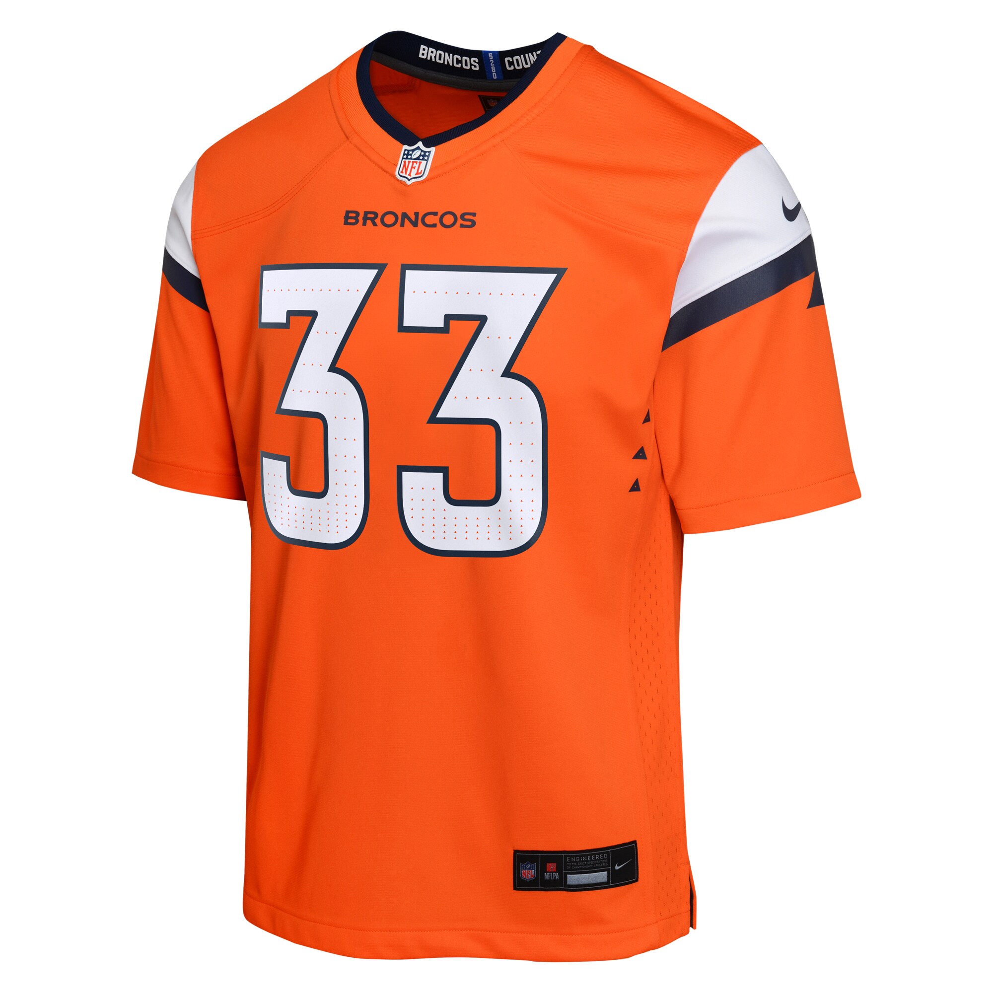 Javonte Williams Denver Broncos Nike Youth Game Jersey – Orange