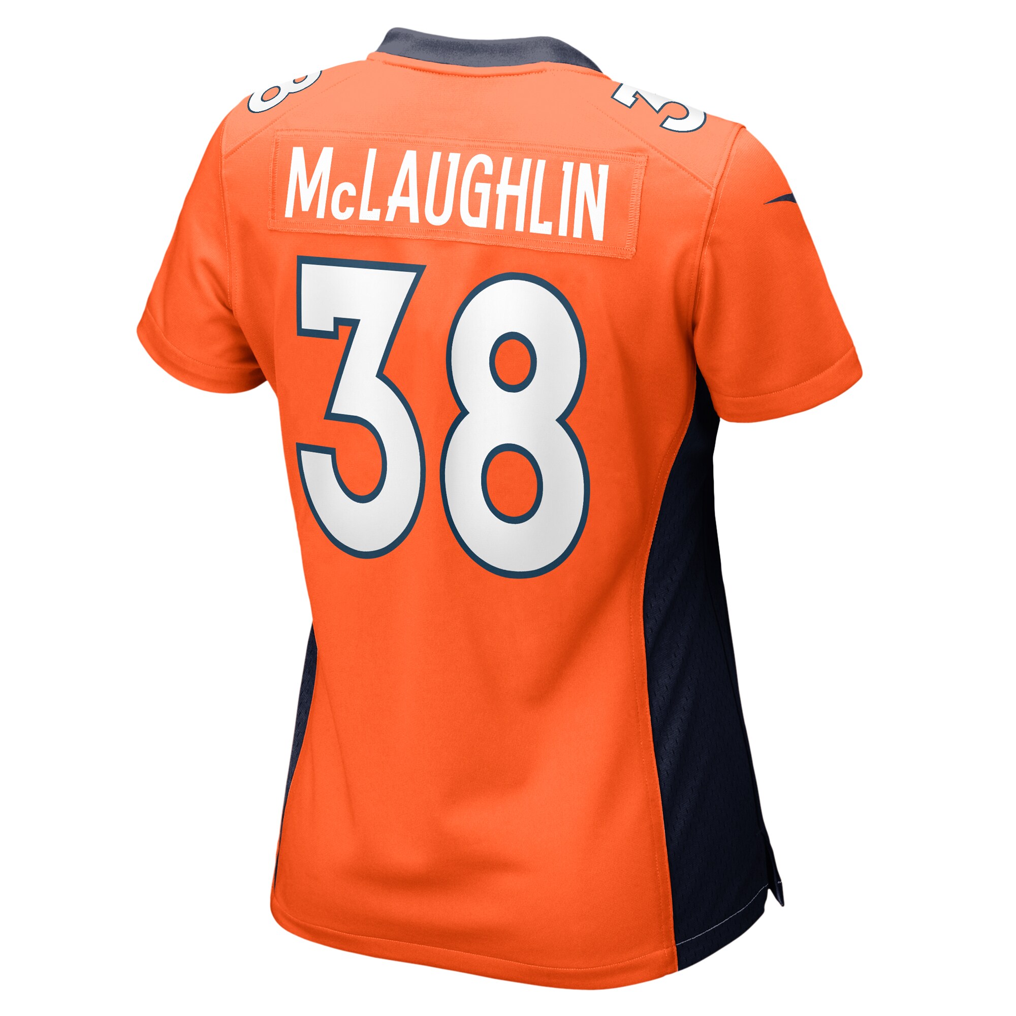 Jaleel McLaughlin Denver Broncos Nike Women’s Game Jersey – Orange - Image 3