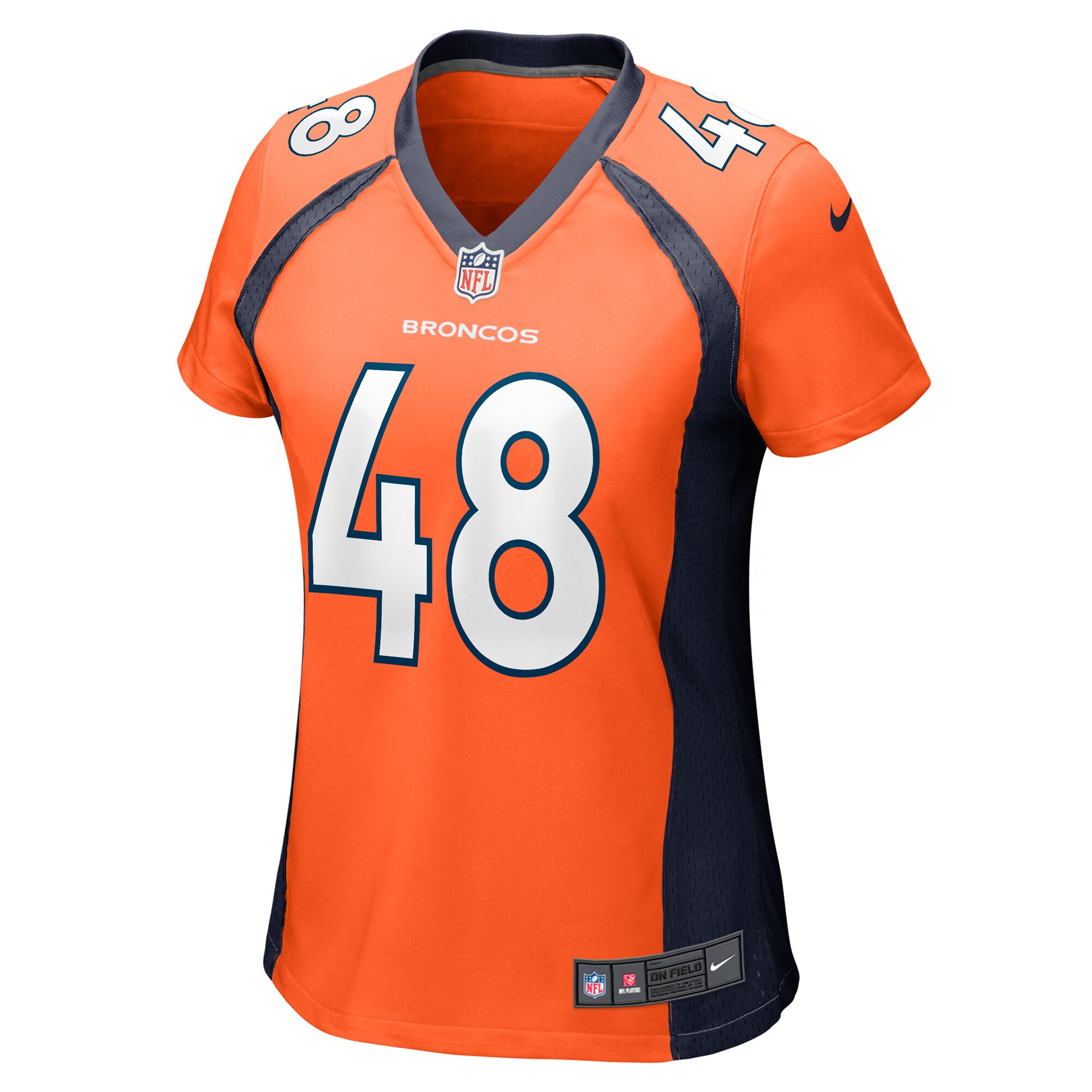 Mitchell Fraboni Denver Broncos Nike Women’s Team Game Jersey – Orange - Image 2