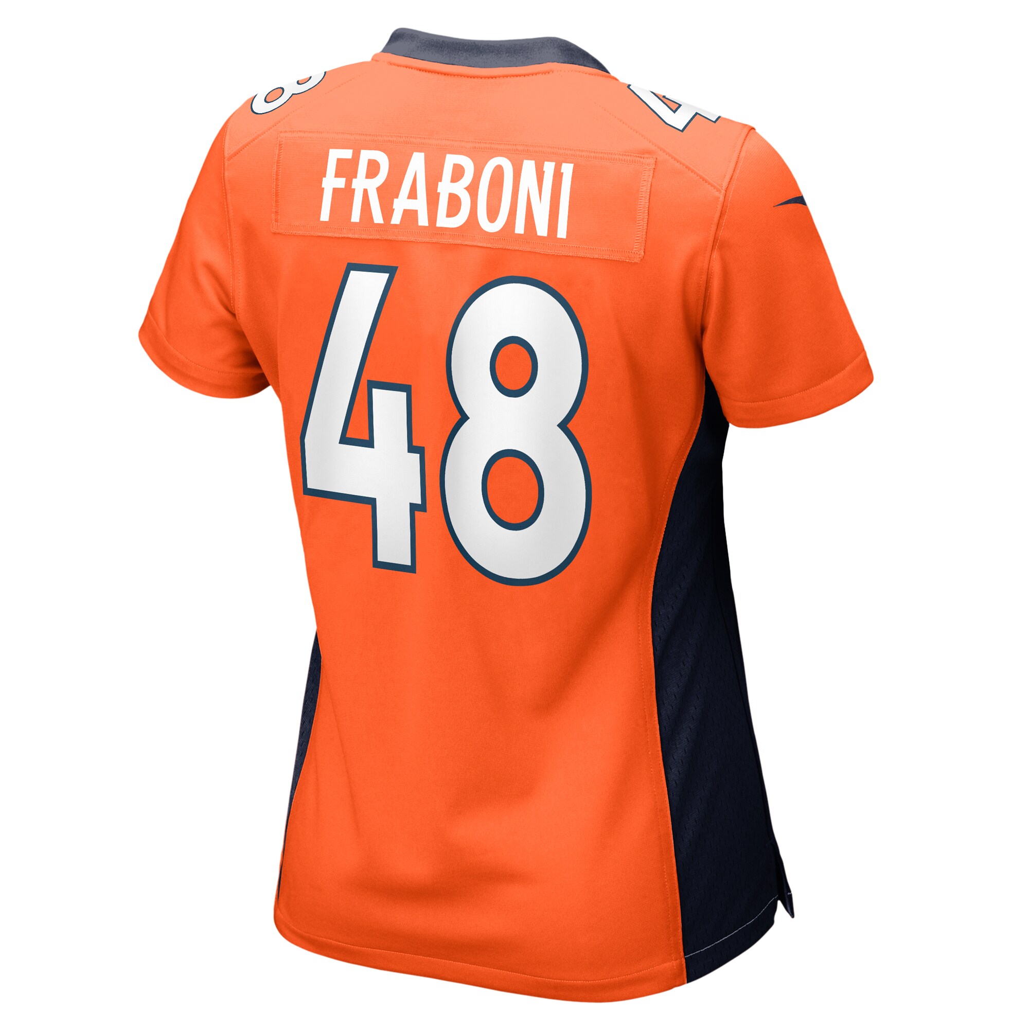 Mitchell Fraboni Denver Broncos Nike Women’s Team Game Jersey – Orange - Image 3