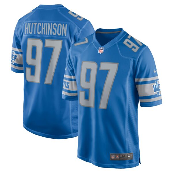 Aidan Hutchinson Detroit Lions Nike Player Game Jersey – Blue