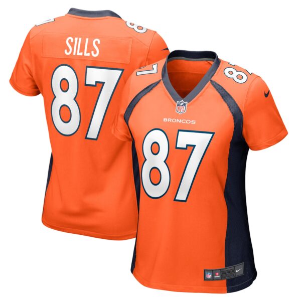 David Sills Denver Broncos Nike Women’s Team Game Jersey – Orange