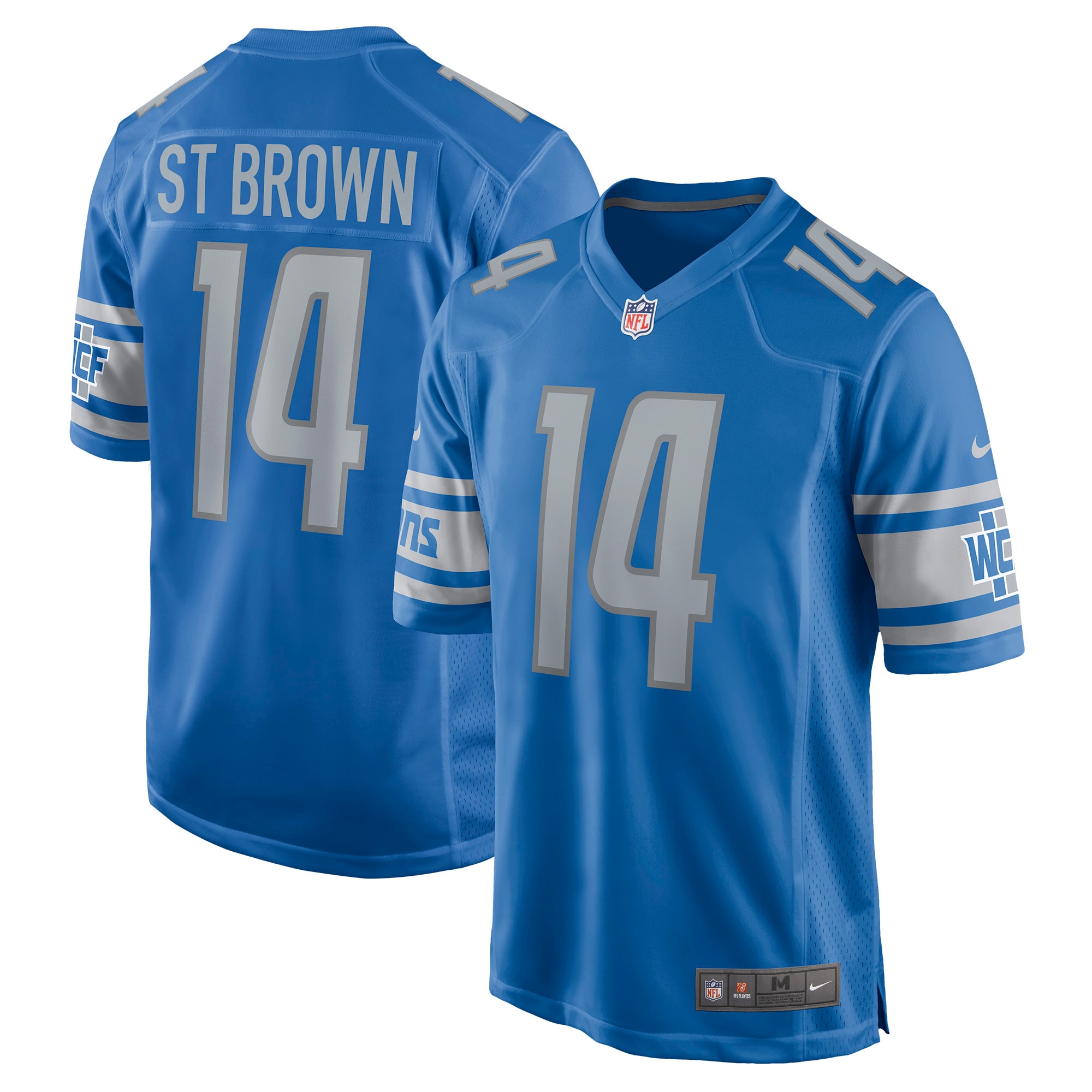 Amon-Ra St. Brown Detroit Lions Nike Game Player Jersey – Blue