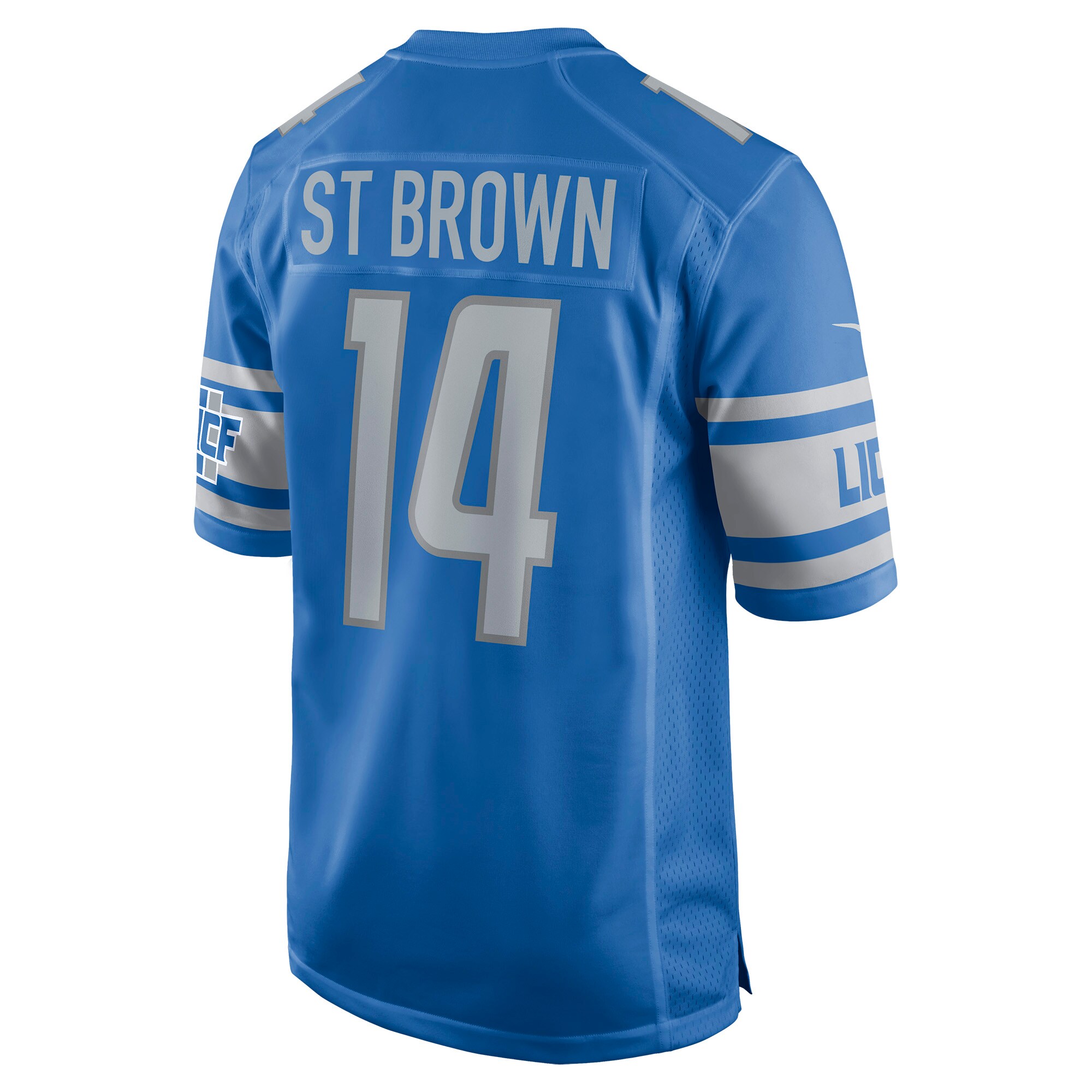 Amon-Ra St. Brown Detroit Lions Nike Game Player Jersey – Blue - Image 2