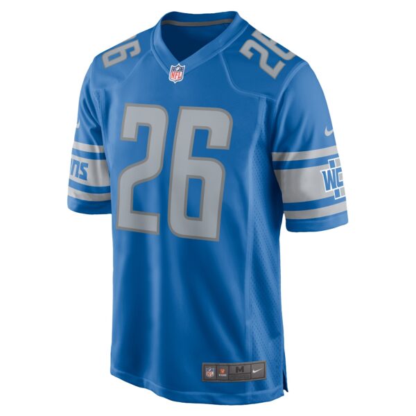 Jahmyr Gibbs Detroit Lions Nike 2023 NFL Draft First Round Pick Game Jersey – Blue