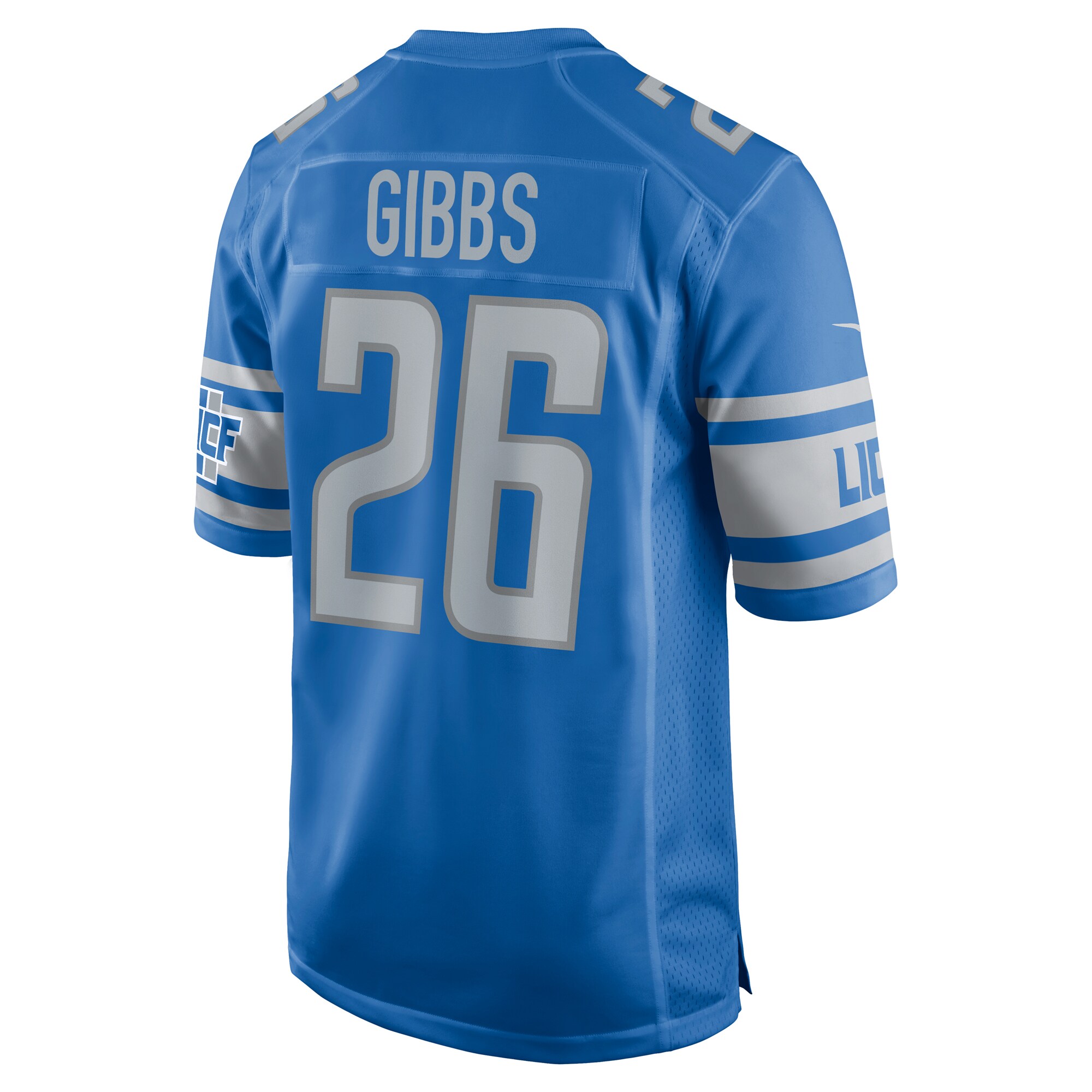 Jahmyr Gibbs Detroit Lions Nike 2023 NFL Draft First Round Pick Game Jersey – Blue - Image 2