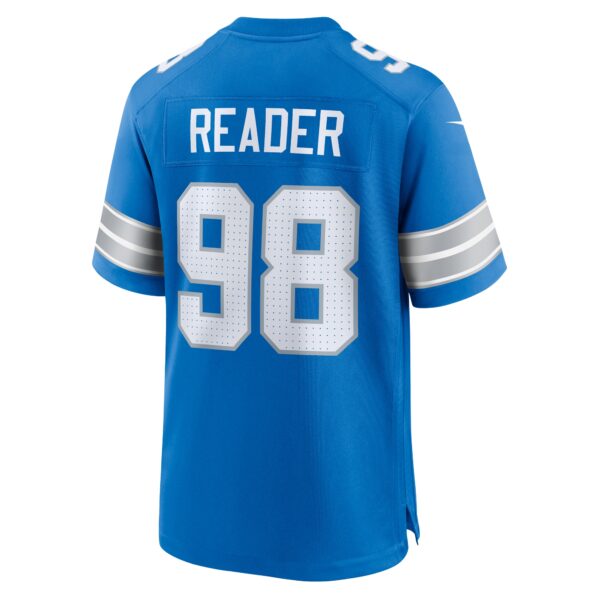 D.J. Reader Detroit Lions Nike Team Game Jersey – Blue