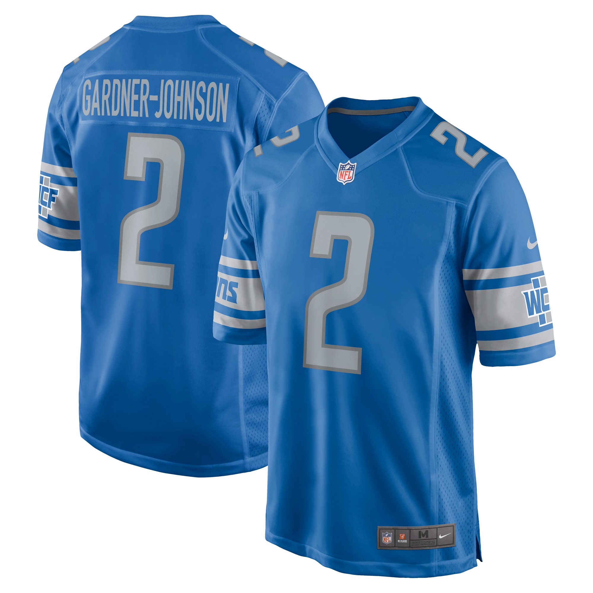 Chauncey Gardner-Johnson Detroit Lions Nike Game Player Jersey – Blue