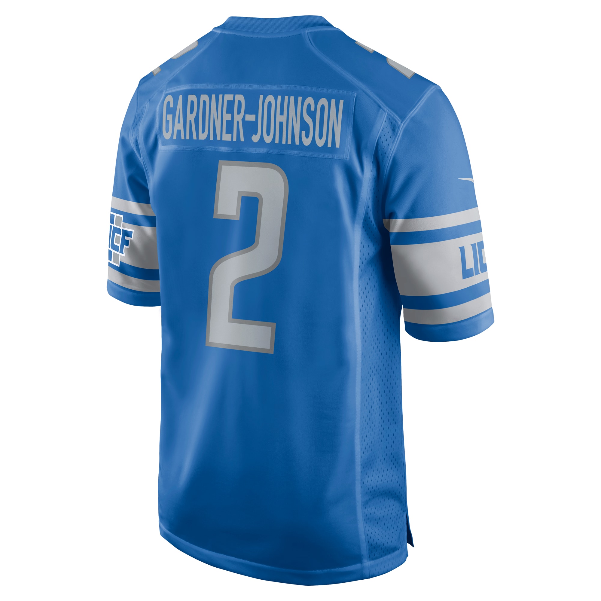 Chauncey Gardner-Johnson Detroit Lions Nike Game Player Jersey – Blue - Image 3