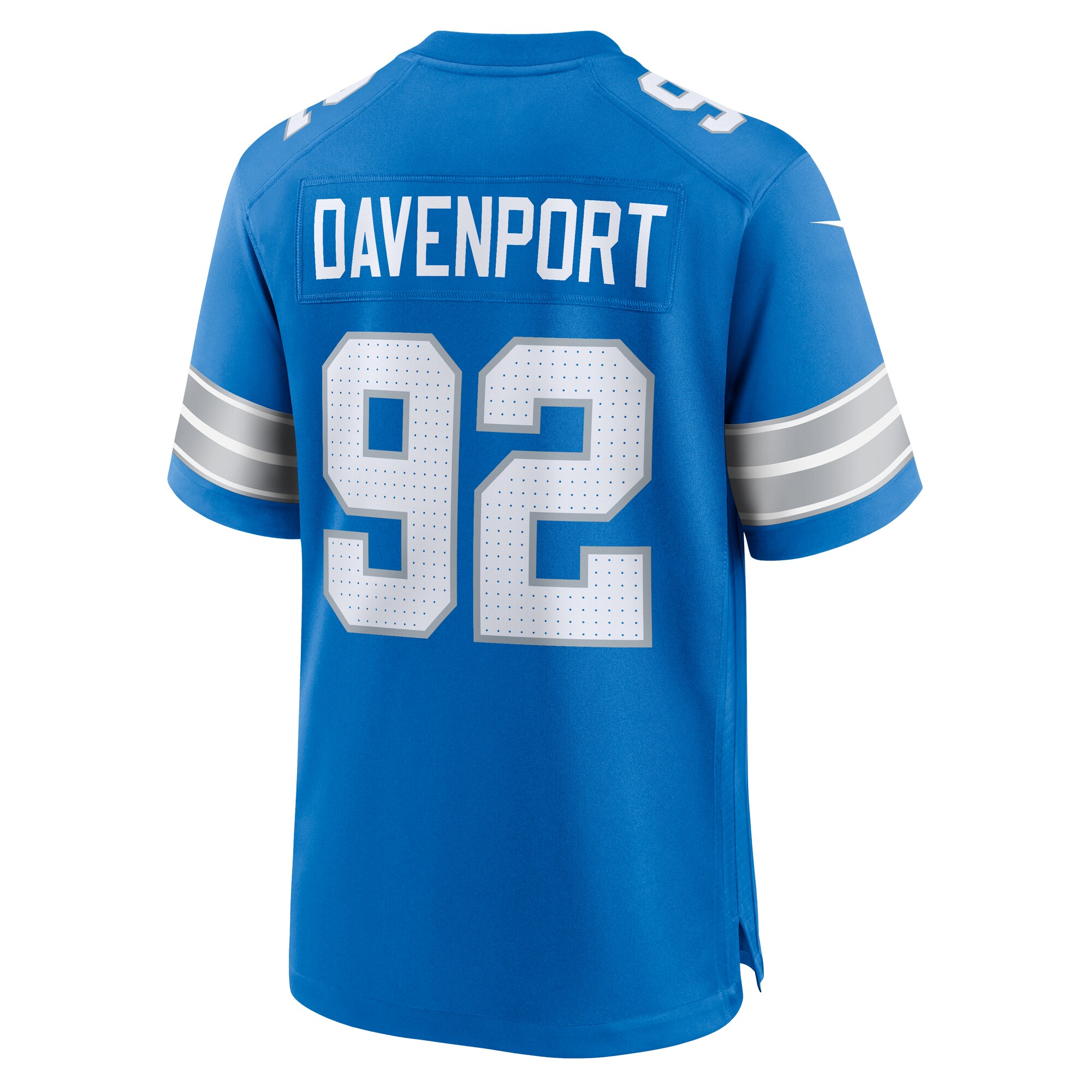 Marcus Davenport Detroit Lions Nike Team Game Jersey – Blue - Image 2