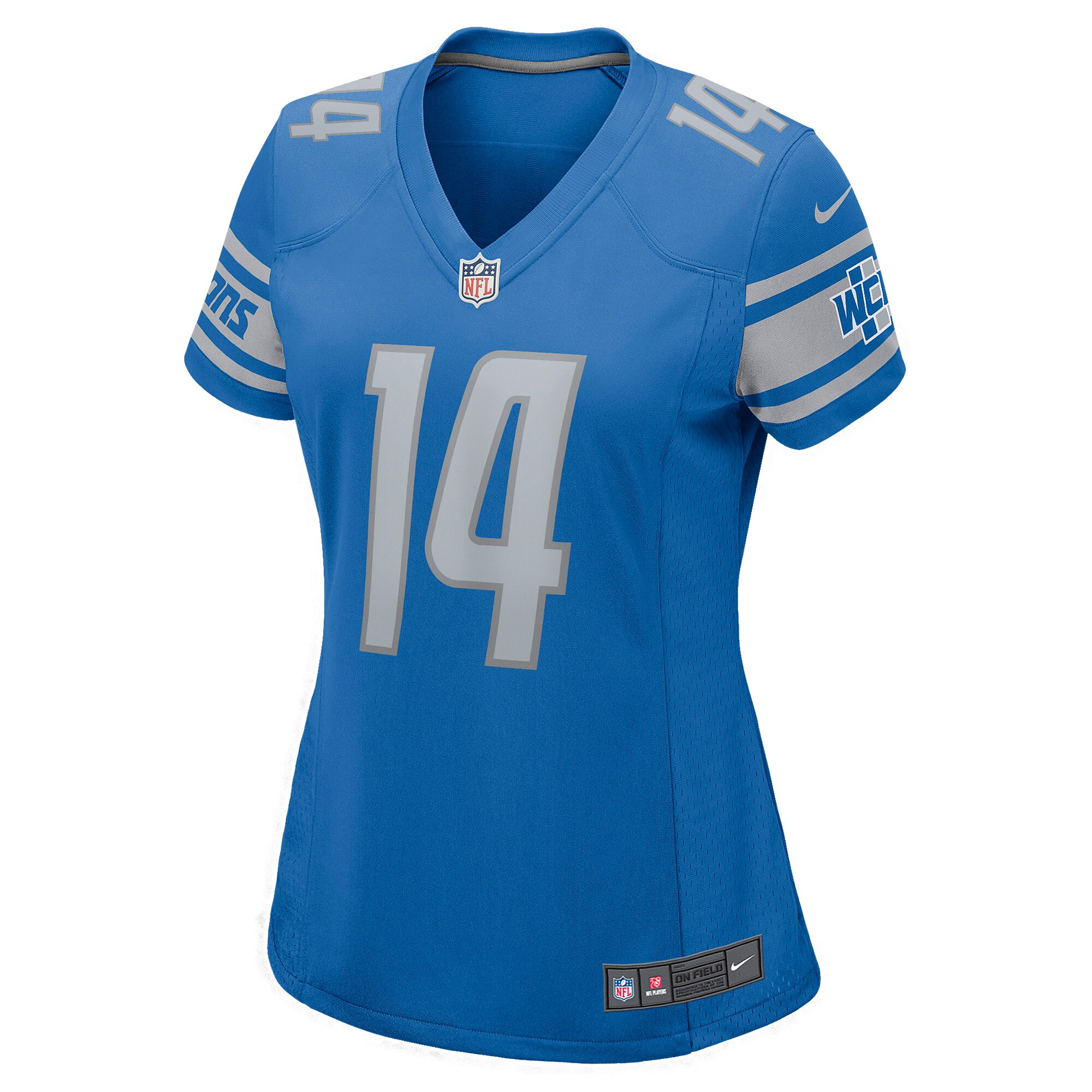 Amon-Ra St. Brown Detroit Lions Nike Women’s Game Player Jersey – Blue - Image 2
