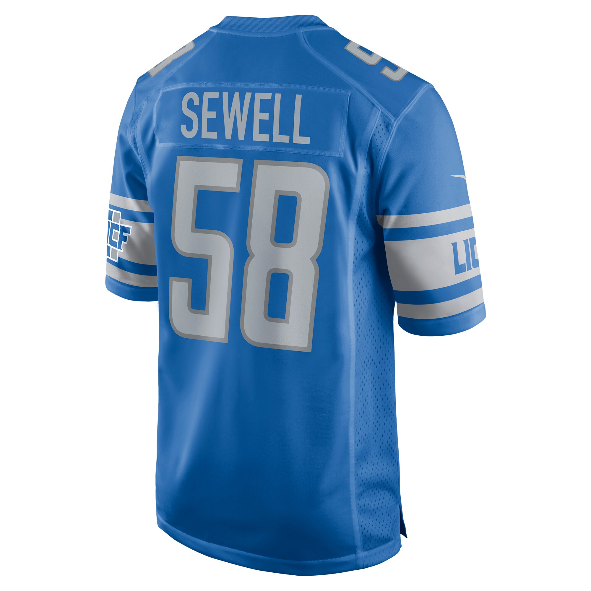 Penei Sewell Detroit Lions Nike Game Jersey – Blue - Image 3