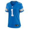 Number 1 Mom Detroit Lions Nike Game Jersey – Blue