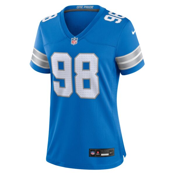D.J. Reader Detroit Lions Nike Women’s Team Game Jersey – Blue