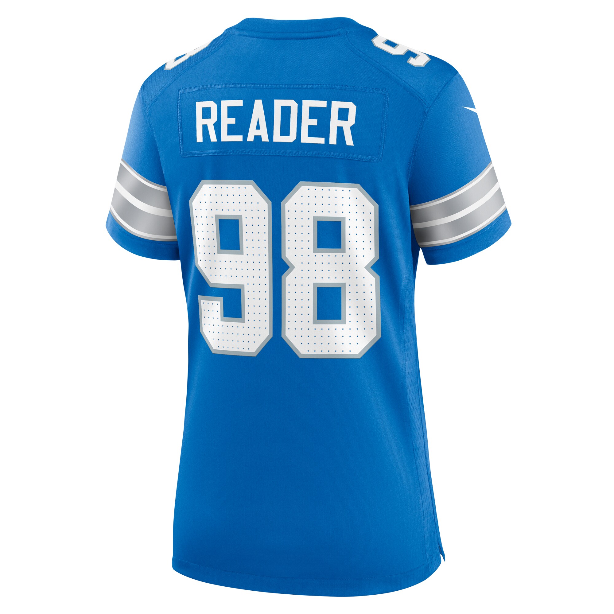 D.J. Reader Detroit Lions Nike Women’s Team Game Jersey – Blue - Image 2