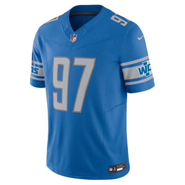 Aidan Hutchinson Detroit Lions Nike Vapor F.U.S.E. Limited Jersey – Blue