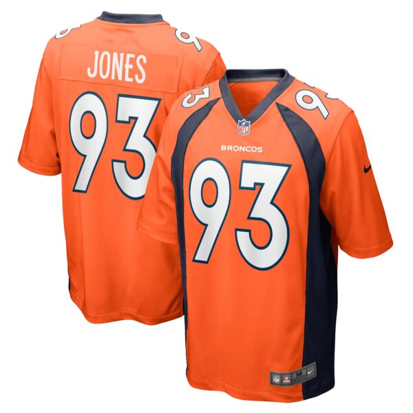 Troy Jones Denver Broncos Nike Game Jersey – Orange