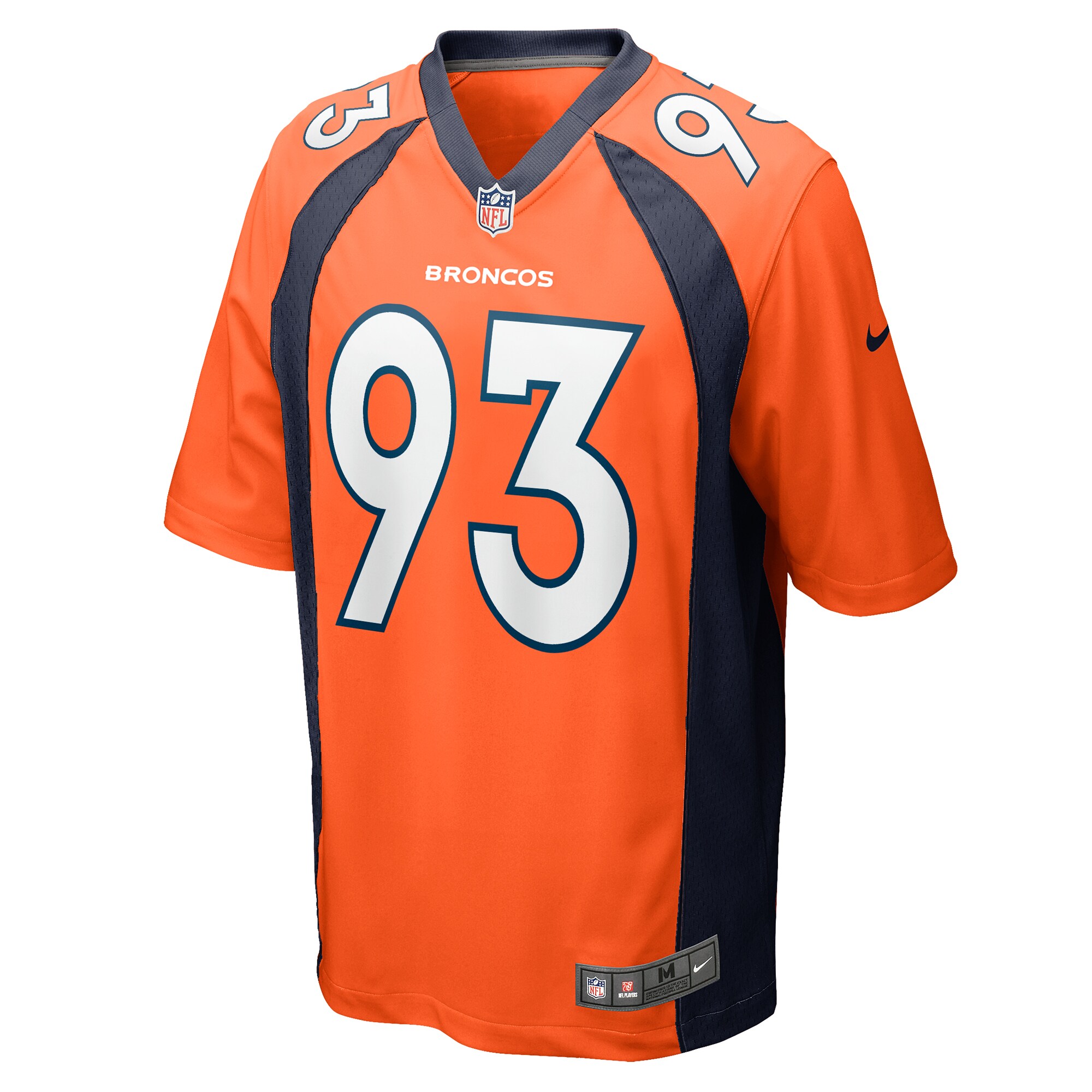 Troy Jones Denver Broncos Nike Game Jersey – Orange - Image 2