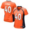 Justin Strnad Denver Broncos Nike Women’s Game Jersey – Orange