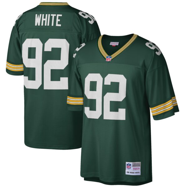 Reggie White Green Bay Packers Mitchell & Ness Big & Tall 1996 Retired Player Jersey – Green