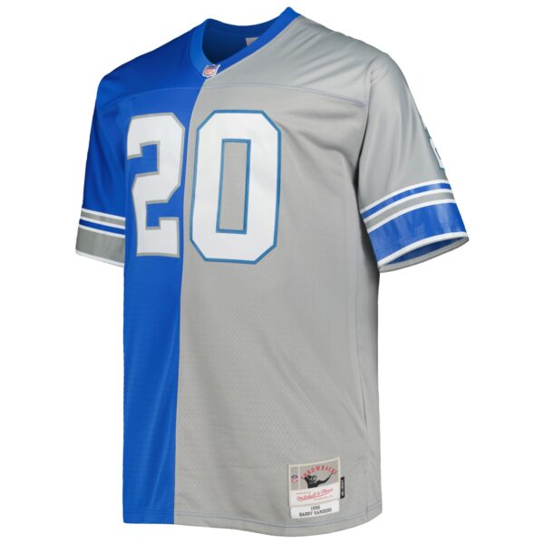 Barry Sanders Detroit Lions Mitchell & Ness Big & Tall Split Legacy Retired Player Jersey – Blue/Silver