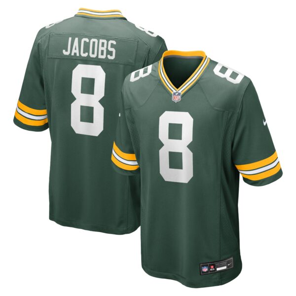Josh Jacobs Green Bay Packers Nike Team Game Jersey – Green