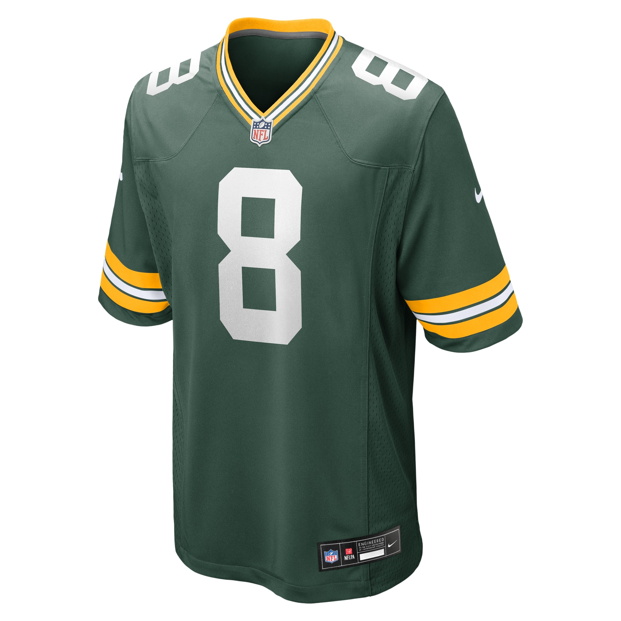 Josh Jacobs Green Bay Packers Nike Team Game Jersey – Green - Image 2